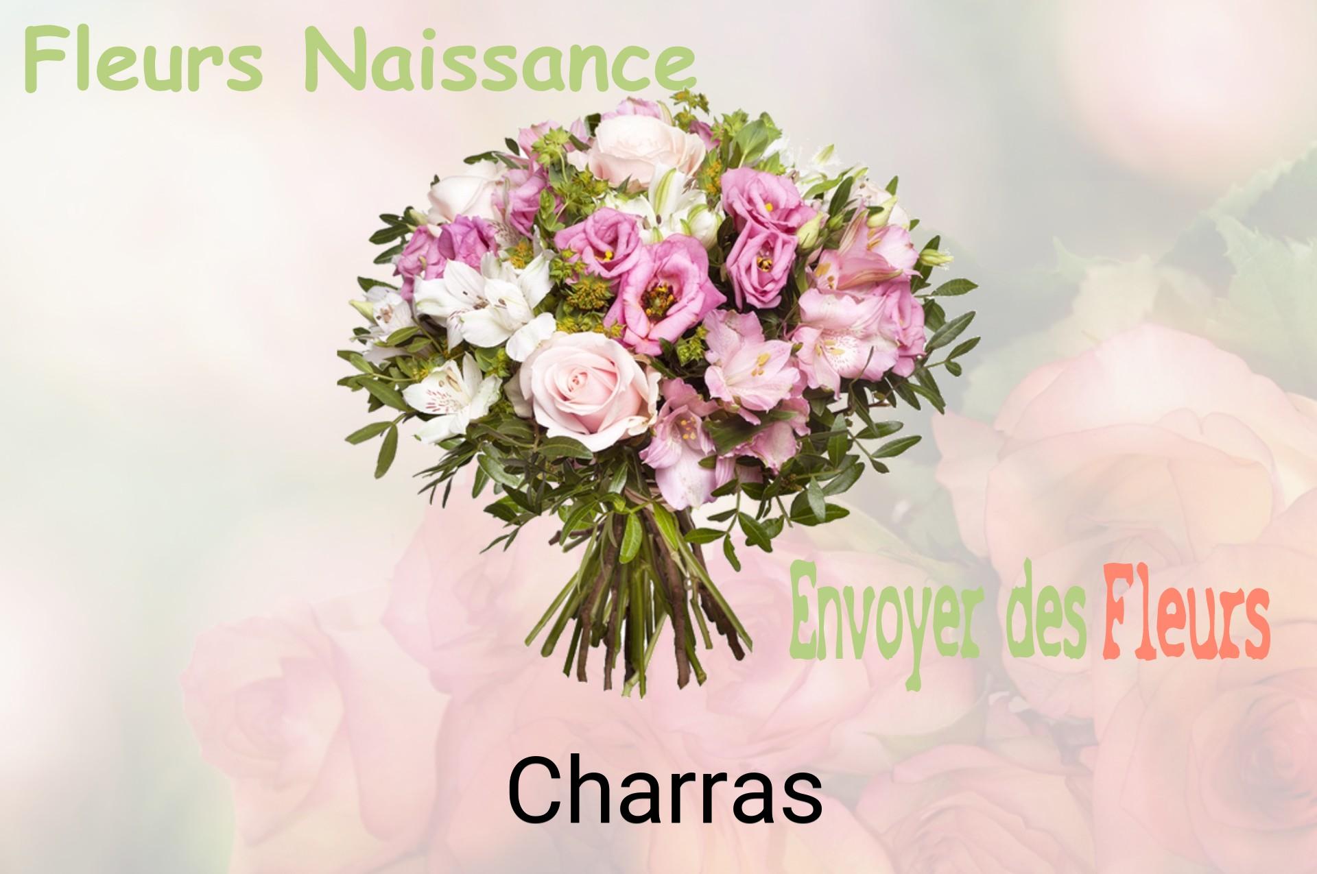 Bouquet de fleurs de naissance livré à Charras